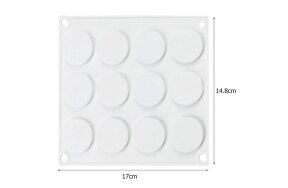 SILICONE PAD FOR 12 WAX STAMPS 30mm